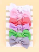 Casual Multicolor Bow Baby Accessories 3302