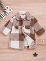 Multicolor Plaid Regular Fit Baby Jackets  Coats 4935