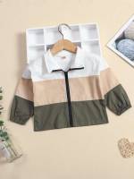 Regular Fit Collar Long Sleeve Baby Clothing 5994