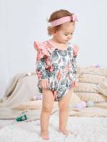 Ruffle Long Sleeve Multicolor Baby  Mom 864