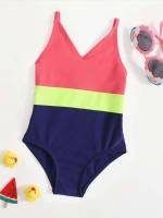  Multicolor Criss Cross Baby Swimwear 9648