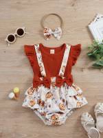 Ruffle Cap Sleeve  Baby Sets 698