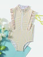  Ruffle Striped Baby Clothing 553