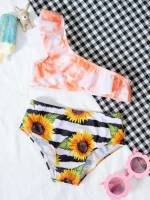 Floral Ruffle Boho Baby Swimwear 415