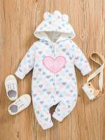  Long Sleeve Heart Baby Onesies 196