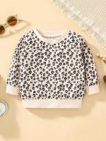 Regular Leopard Regular Fit Baby Sweatshirts 736