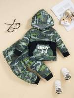 Multicolor Casual Pocket Hooded Baby Clothing 923