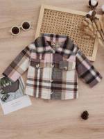 Collar Regular Long Sleeve Casual Baby  Mom 187