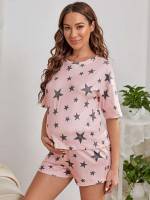  Casual Round Neck Maternity Lingerie  Loungewear 5934