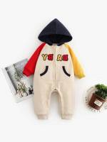 Pocket Colorblock Long Long Sleeve Baby  Mom 6306