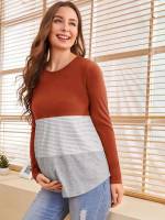 Regular Fit Casual Striped Baby  Mom 695