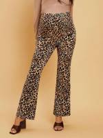  Long Leopard Maternity Bottoms 7261