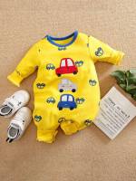   Contrast Binding Baby Onesies 8318