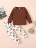  Cartoon Round Neck Baby Sets 2120