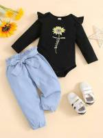 Floral  Regular Fit Baby Sets 8904