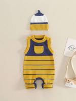  Casual Multicolor Sleeveless Baby  Mom 4657