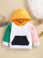 Regular Hooded Long Sleeve Baby Sweatshirts 7161