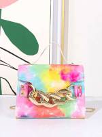 Multicolor Tie Dye Women Bags 3367