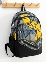 Colorblock  Men Backpacks 8743