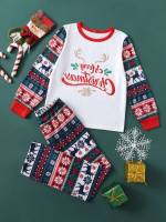 Cute Long Sleeve Christmas Underwear  Sleepwear 998