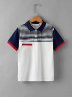 Striped Multicolor Polo Kids Clothing 37