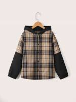 Regular Fit Regular Hooded Boys Shirts 2629