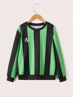 Long Sleeve Regular Fit Patched Kids Clothing 437