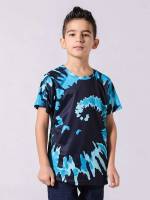 Regular Round Neck Short Sleeve Boys Clothing 6479