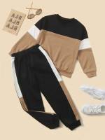  Colorblock Pocket Sporty Kids Clothing 2197