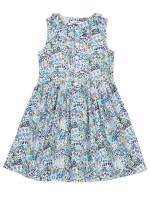 Ditsy Floral Sleeveless Round Neck Regular Fit Girls Clothing 692