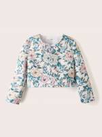  Multicolor Casual Floral Girls Jackets 1959