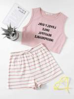  Round Neck Sleeveless Casual Kids Underwear  Sleepwear 5069