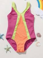  Colorblock Multicolor Kids Clothing 4491