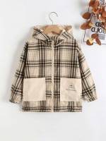 Long Sleeve Hooded Multicolor Casual Girls Clothing 5732