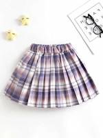 Preppy Multicolor Short Girls Skirts 5425