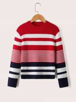 Long Sleeve Striped Girls Clothing 3732