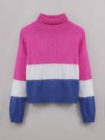 Regular Casual Regular Fit Girls Sweaters 4113