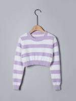  Casual Round Neck Girls Sweaters 4572