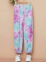 Regular Fit Multicolor  Girls Sweatpants 1692