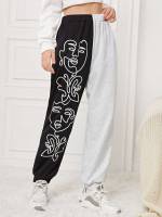  Long Regular Fit Girls Sweatpants 8796