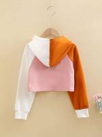 Crop Long Sleeve Casual Kids Clothing 116