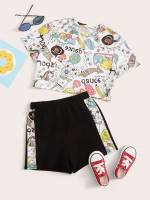 Letter Casual  Kids Clothing 981