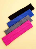  Plain Multicolor Hair Bands 5379