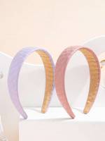 Multicolor Plain Headbands 3538