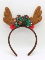 Multicolor Christmas Bow Headbands 6649