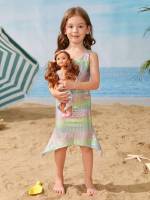   Cute Toddler Girls Beachwear 9546