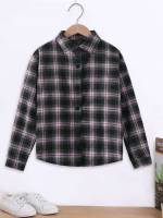  Regular Fit Tartan Boys Tops 4536