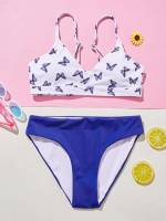  Cute Butterfly Girls Beachwear 310