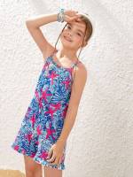  Sleeveless All Over Print Regular Fit Girls Clothing 6400