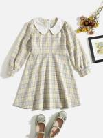  Tartan Long Sleeve Kids Clothing 921